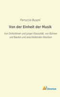 Von der Einheit der Musik