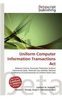 Uniform Computer Information Transactions ACT: (English)