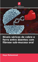 Níveis séricos de cobre e ferro entre doentes com fibrose sub-mucosa oral