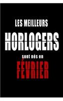 Les Meilleurs Horlogers sont nés en Février carnet de notes