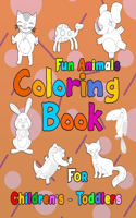 Fun Animals Coloring Book for Children's & Toddlers