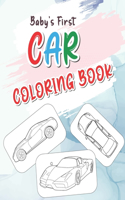 Baby's First Car Coloring Book