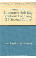 Elements of Literature: Reading Solutions Second Course