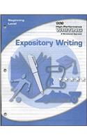 High-Performance Writing Beginning Level, Expository Writing: (DODDS WRITING PROGRAM)