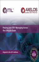 Passing your ITIL managing across the lifecycle exam