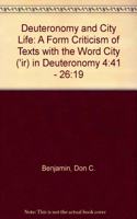 Deuteronomy and City Life