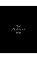 Best HR Assistant. Ever: Line Notebook Handwriting Practice Paper Workbook