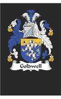 Goldwell: Goldwell Coat of Arms and Family Crest Notebook Journal (6 x 9 - 100 pages)