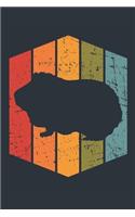 Retro Guinea Pig Notebook - Gift for Guinea Pig Lovers - Vintage Guinea Pig Journal - Guinea Pig Diary for Boys and Girls
