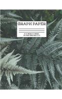 Graph Paper: Notebook Leaves Leaf Cute Pattern Cover Graphing Paper Composition Book Cute Pattern Cover Graphing Paper Composition Book
