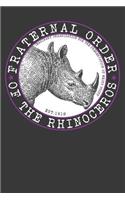 My Rhino Journal: An Rhino Notebook: 6 X 9 Blank Lined Rhino Gift for Rhino Owners and Enthusiasts