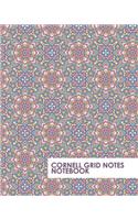 Cornell Grid Notes Notebook: Pink Mandala Pattern Grid Notebook Supports a Proven Way to Improve Study and Information Retention.(1 Cornell Grid Notes Notebook)