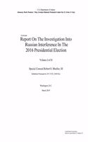 The Mueller Report on the Investigation into Russian Interference in the 2016 Presidential Election Volume I of II