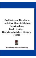Das Castrense Peculium