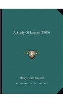 A Study Of Lapses (1900)