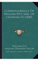 Correspondence Of William Pitt, Earl Of Chatham V4 (1840)