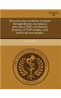 Microstructure Evolution of Metals Through Thermo-Mechanical Processes (Tmp): (English)