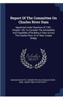 Report Of The Committee On Charles River Dam