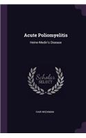 Acute Poliomyelitis