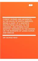 Forest Scenes and Incidents, in the Wilds of North America; Being a Diary of a Winter's Route from Halifax to the Canadas, and During Four Months' Res