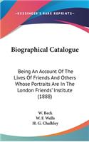 Biographical Catalogue