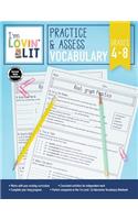 I'm Lovin' Lit Practice & Assess: Vocabulary, Grades 4 - 8