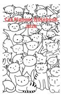 Cat Planner Notebook 2020: Weekly and Monthly January 2020 to December 2020