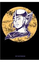 My Notebook: Viking Valkyrie Nordic Norse Valhalla Notebook: 6x9 A5 Dotted Art Book Or Drawing Journal For Teenager Men Women