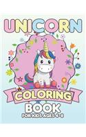 Unicorn Coloring Book for Kids Ages 4-8