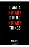 Notebook for Notaries / Notary: awesome handy Note Book [120 blank lined ruled pages]