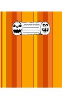 Halloween Abstract Pattern Volume 7 College Ruled Journal