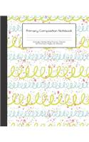 Primary Composition Notebook: Retro Hippie Wanderlust Travel -Grades K-2 - Handwriting Practice Paper-Primary Ruled With Dotted Midline - 100 Pgs 50 Sheets - Premium - 8x10" -Pra
