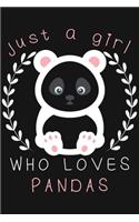 Just A Girl Who Loves Panda
