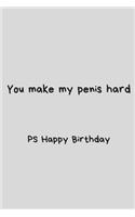 You make my penis hard - Notebook