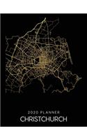 2020 Planner Christchurch: Weekly - Dated With To Do Notes And Inspirational Quotes - Christchurch - New Zealand(78 City Map Calendar Diary Book)
