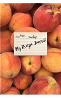 My Recipe Journal For Peaches