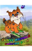 Funny Animals.Coloring Book