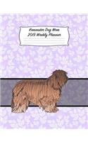 Komondor Dog Mom 2019 Weekly Planner: Blank Lined Calendar Notebook for Dog and Puppy Lovers