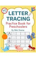Letter Tracing Practice Book for Preschoolers