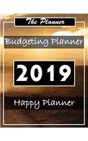 Budget Planner 2019: Planner Organizer Planner and Calendar Daily Weekly & Monthly Calendar Expense Tracker Organizer for Budget Planner Debt and Saving Annual Express F