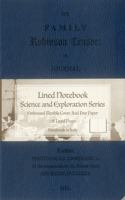 Robinson Crusoe: Blue Lined Journal