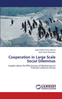 Cooperation in Large Scale Social Dilemmas