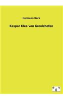 Kaspar Klee Von Gerolzhofen