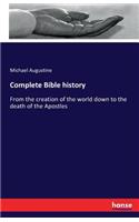 Complete Bible history