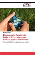 Biología de Gambusia holbrooki en sistemas salinos epicontinentales