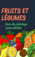 Livre de coloriage de fruits et légumes pour adultes