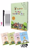 The Magic Hand Writing Book HINDI | Mulaxar | Ginti | 4 Book | 1 Pen Set
