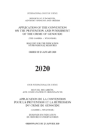 Application of the Convention on the Prevention and Punishment of the Crime of Genocide (The Gambia v. Myanmar): request for the indication of provisional measures, order of 23 January 2020(Reports of judgments, advisory opinions and orders, 2020)