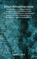 Schuss-Röntgenogramme Eine Sammlung von Röntgenbildern, die während des Turko -Balkan-Krieges 1912-1913 in Konstantinopel aufgenommen wurden und einige Schusswunden in der türkischen Armee veranschaulichen