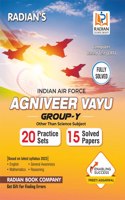 Agniveer Vayu - Indian Air Force Other Than Science Subject (Group-Y) Practice Set & Previous year Solved Papers Book English Edition for Exam 2023- English, Maths, Reasoning, General Awareness